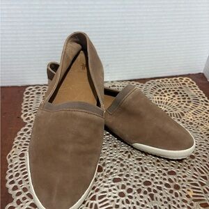 Frye Tan Slip-On Loafers